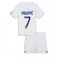 Fotbalové Dres Paris Saint-Germain Kylian Mbappe #7 Dětské Alternativní 2022-23 Krátký Rukáv (+ trenýrky)